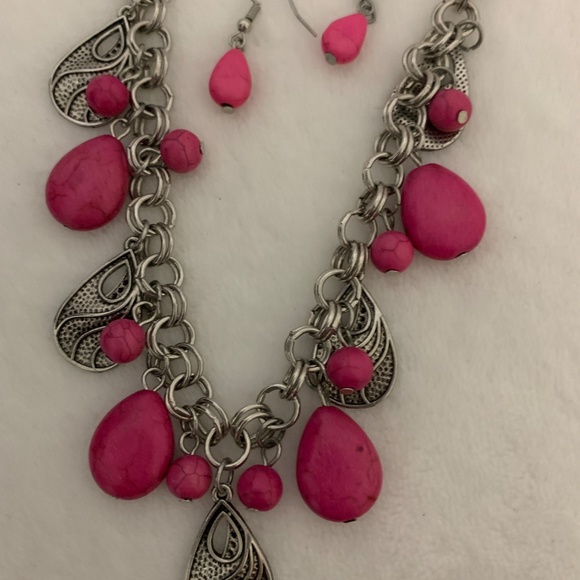 Necklace/Earring Set - Chain Size 16” - Picture 5 of 5